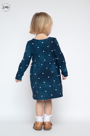 Basic Kleid  Gr. 86 - 164 - Nähen
