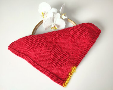 Easy Heart Dishcloth or Washcloth - Knitting Pattern