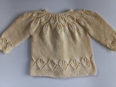 Strickanleitung  Baby-/Kinder-Baumwolljacke , in 7 Größen, , fast nahtlos,