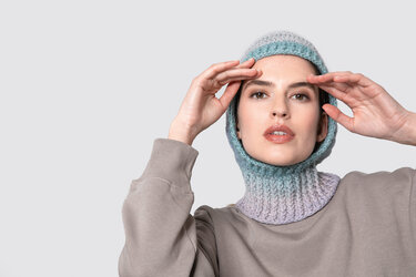 Balaclava / Kapuzenmütze "DÉGRADÉ" mit Farbverlauf Strickanleitung // PDF - Bild 4
