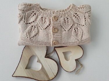 Strickanleitung Baby-/Kinderjacke in  2 Varianten und in 7 Größen, deutsch