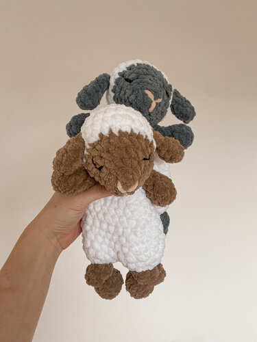 Sheep/Lamb Crochet Pattern: Snuggler for Babys and Toddlers - Image 3