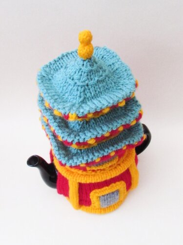 TeaCosyFolk's Japanese Pagoda Tea Cosy Knitting Pattern