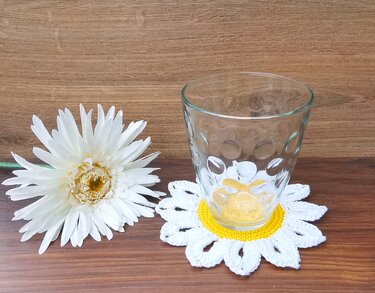 Untersetzer "MARGERITE" - Häkelanleitung