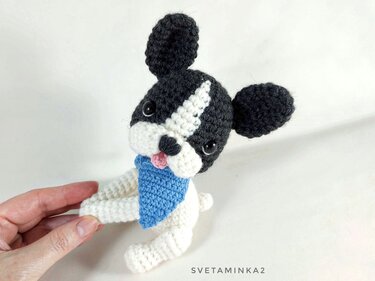 French Bulldog Crochet Pattern Dog Amigurumi Puppy