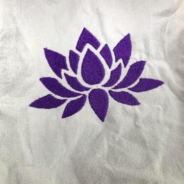 Stickdatei Lotus Lotusblume 10x10 Blume Yoga - Sticken