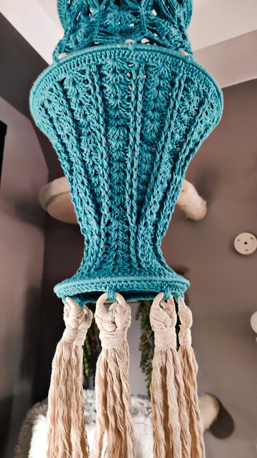 Häkelanleitung Dekoschirm - Fischermannslampe - Bild 2