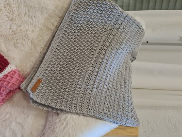 Babydecke Tjorven Kniedecke Häkeldecke - Bild 16