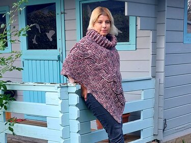 Häkelanleitung Poncho "Braided" - Bild 2