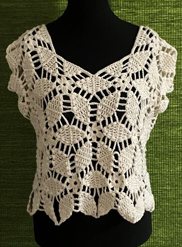 Shirt aus Sechsecken (2) - Häkelanleitung - Bild 10