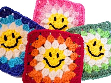 CROSS BAG * DaisY * Bum bag, Fanny pack - Crochet