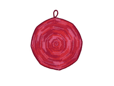 Topflappen Wirbel Strickanleitung