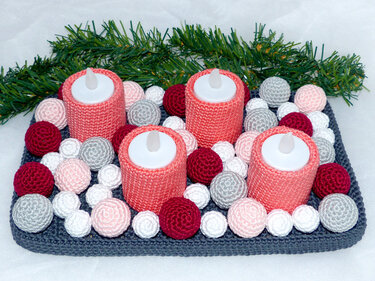 Häkelanleitung Adventskranz - Bild 5