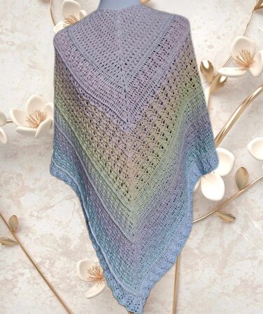 Häkelanleitung Dreieckstuch YukiFlake