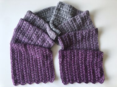 Crazy Winter - Häkelanleitung unisex Schal - Bild 19