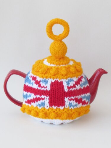 TeaCosyFolk's Union Jack Tea Cosy Knitting Pattern