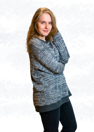 Jessy – Oversize Pullover für Damen mit Rollkragen & Bündchen (BU 80-116) - Nähen