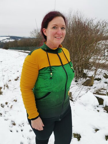 Schnittmuster ADD ON Sweatjacke Göttin des Frühlings Gr. 32 - 62 - Bild 8