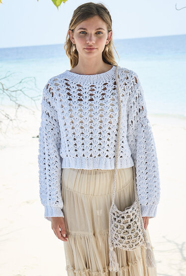 Häkelpulli und Umhängetasche - Häkeln