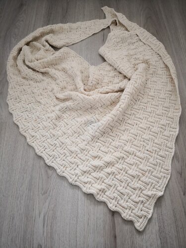 Cestino - gestricktes Tuch in 3 Formen + Babydecke / Plaid möglich - Bild 26