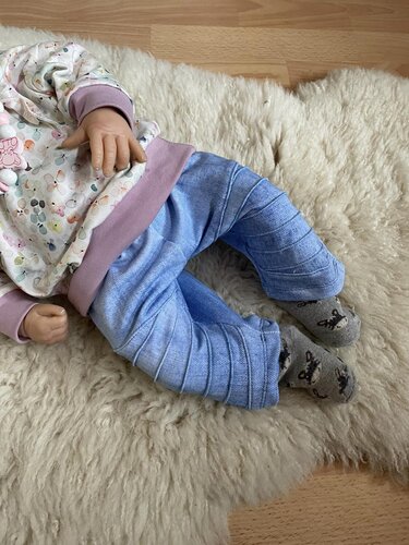 Baby-Bikerhose Marlon Gr. 56 - 92 inkl. A1 - Nähen