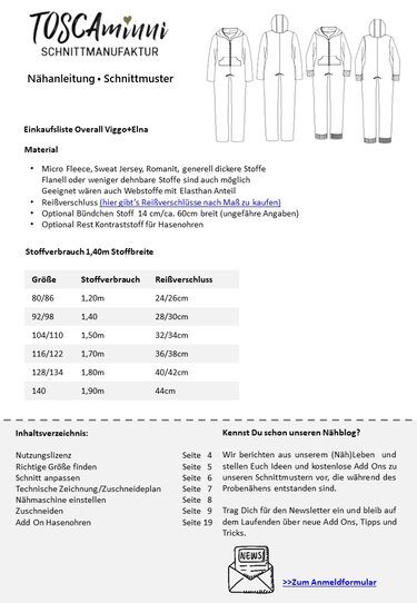 Jumpsuit Vigo+Elna Gr. 80-140 Pattern - Image 5