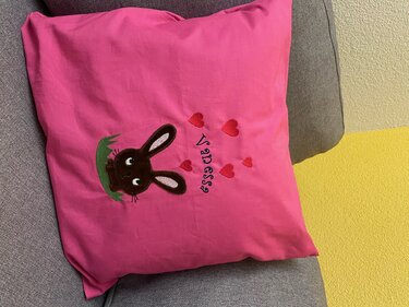 Applikation Hase - Sticken