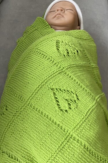 Babydecke Herz - Bild 3