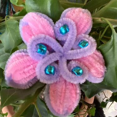 Hübsche Blumen aus Pfeifenputzer - Bild 6