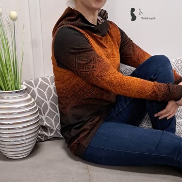 Damen-Hoodie Miss Moonie Gr. 34 - 54 inkl. A0 - Bild 7