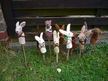 Häkelanleitung Fingerpuppe Hase - Bild 5