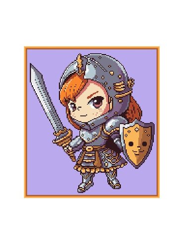 PRINCESS KNIGHT - pattern for sc crochet blanket