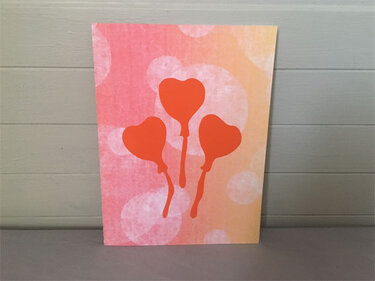 Valentine Card Frog - Plotting