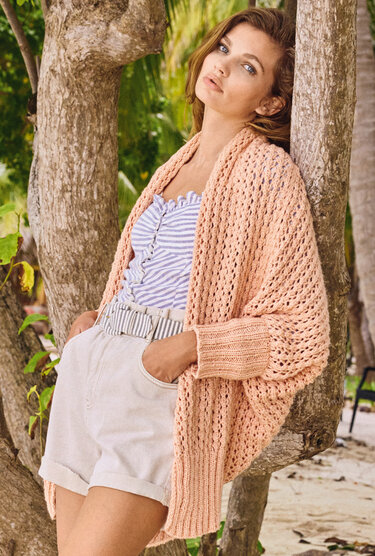 Stilvoller Seelenwärmer-Cardigan - Stricken