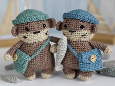 Häkelanleitung Fischotter Ole