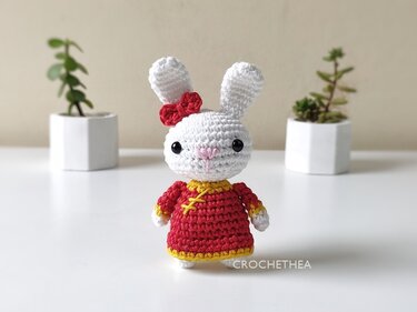 Chinese New Year Rabbit Crochet Pattern
