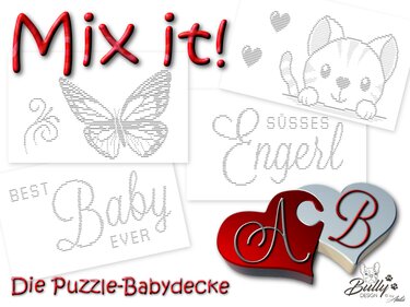 Mix it!  Die Puzzle-Babydecke - BABY - Bild 2