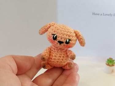 Crochet Pattern Mini Puppy Amigurumi Dog