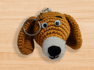 Amigurumi dog keychain pattern - Crochet