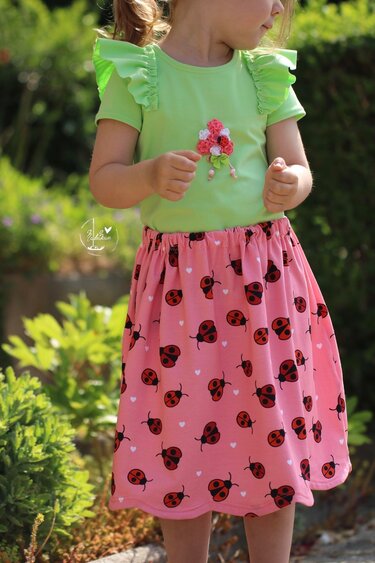 Curved Skirt - Gr. 86 - 164 - Nähen