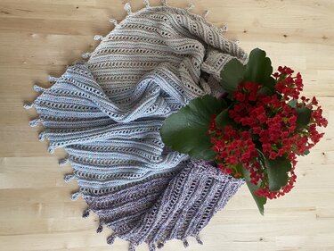 Mad Passion - Häkelanleitung flaches Dreieckstuch side-to-side