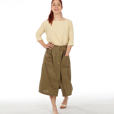 FRAU FIONA • Rock mit Knopfleiste, e-book - Nähen