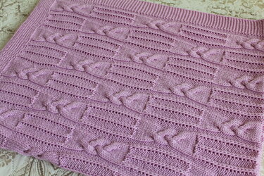 "Cosy" Baby-, Kinderdecke stricken PDF-Anleitung