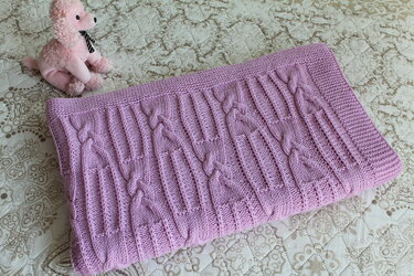 "Cosy" Baby-, Kinderdecke stricken PDF-Anleitung - Bild 7