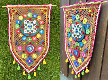 Lampion h&auml;keln: Sparset "Indische Decoration" - Häkeln