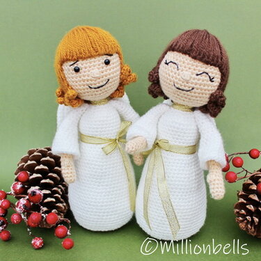 Sweet Angel Amigurumi Crochet Pattern Christmas Angel Decoration Doll - Image 9