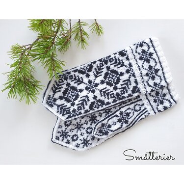 PATTERN: Dads Selbu Mittens ~ knitting stricken strikke votter breien