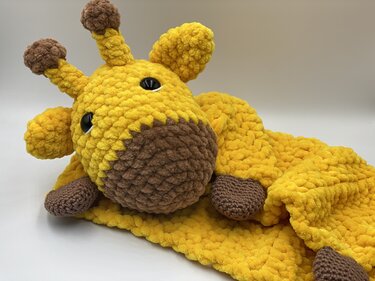 Crochetpattern - Comforter / Lovey Giraffe (Leggy)