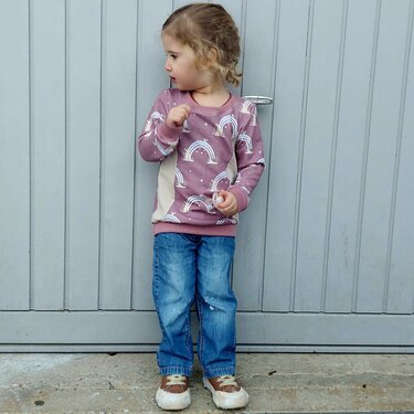 PDF Schnittmuster für ein Kinderhoodie ( Hoodiekleid) in den Größen 98-146 - Bild 7