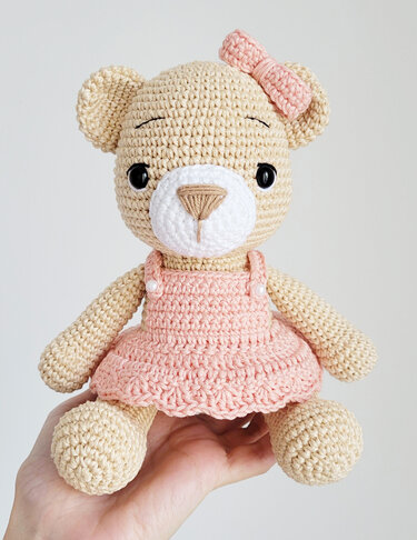Crochet Pattern - Alice's Little Bear Amigurumi